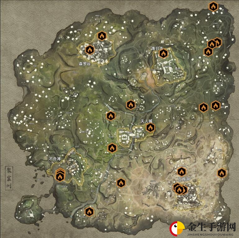 《永劫无间》地图金绿堆固定资源点介绍