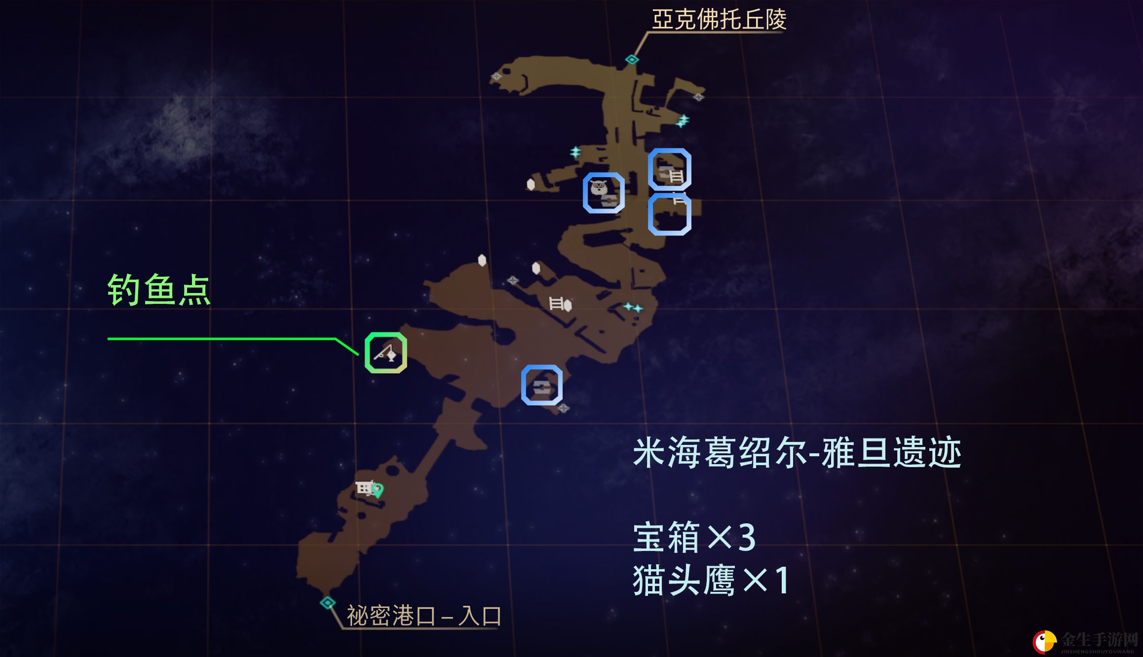 《破晓传说》米海葛绍尔全宝箱猫头鹰位置介绍