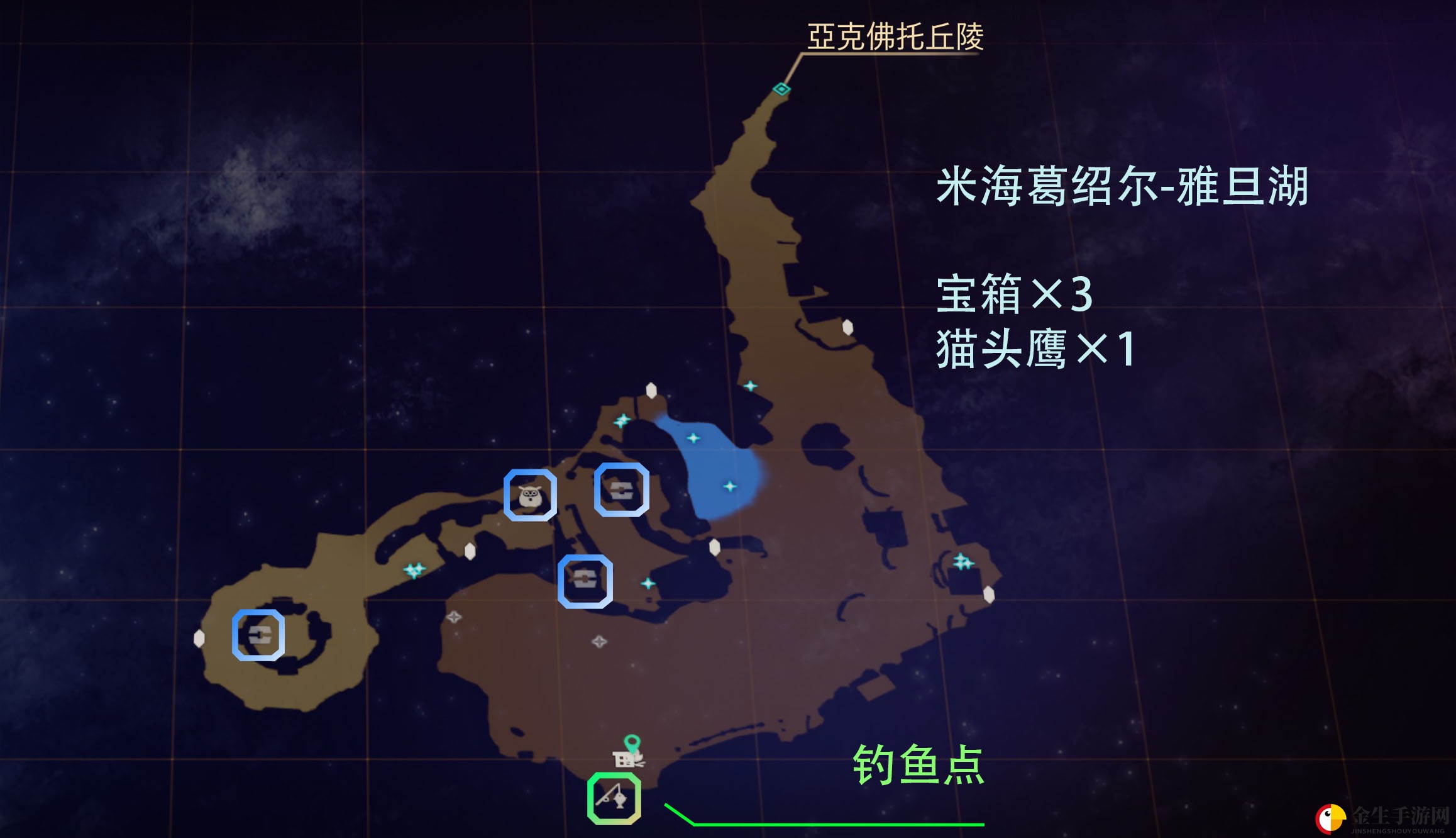 《破晓传说》米海葛绍尔全宝箱猫头鹰位置介绍