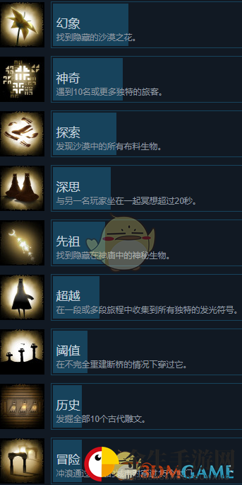 《风之旅人》全成就一览
