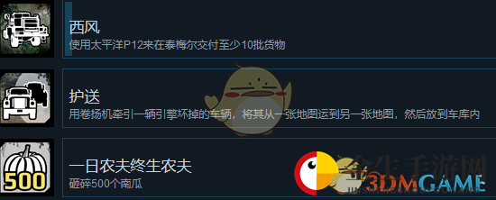 《雪地奔驰》全成就一览